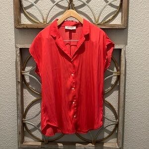 Sleeveless Orange blouse